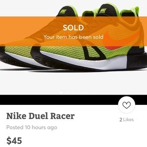 * Sold On merci Nike women’s duel racer runners